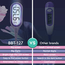New iProven Basal Body Thermometer for Ovulation Tracking - BBT with Easy to Read Jumbo LCD & Memory - 1/100th Accurate Digital Electronic Fertility Monitor Temperature Tracker