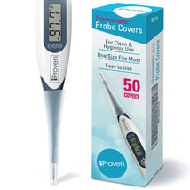 Best Disposable Probe Covers for Digital Thermometer, 50 Count - iProven PC-111 Digital thermometer iProvèn