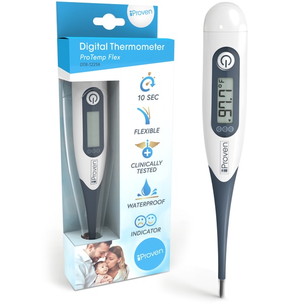  Digital Rectal Thermometer for Baby, Infant Thermometer, with  30 Probe Covers, Quick Read, Large Clear Display : Health & Household