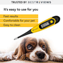 iProven DT-K117Y Pet Thermometer for Accurate Fever Detection - Suitable for Cats/Dogs - Waterproof Pet Thermometer