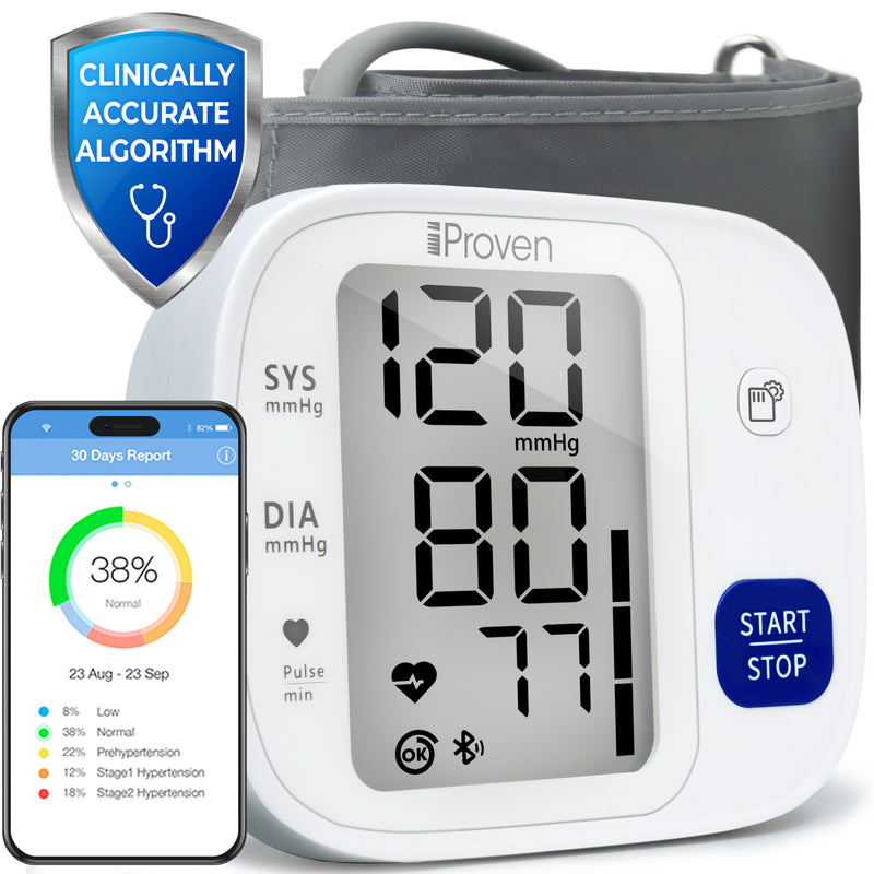 iProven Upper Arm Blood Pressure Monitor for Home Use Bluetooth BPM-35