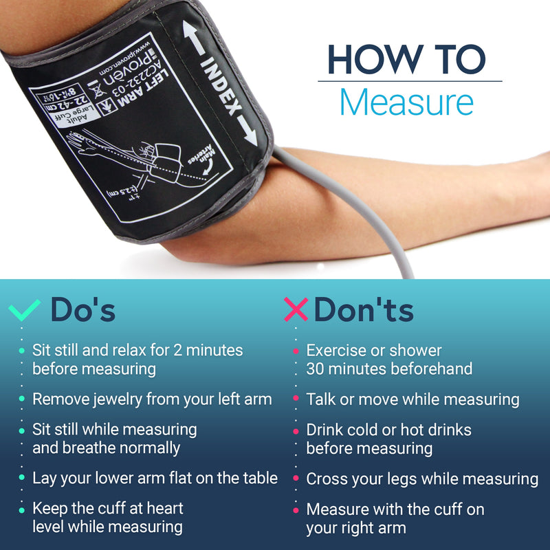 IPROVEN Digital Blood Pressure Monitor Upper Arm Large Cuff Machine BPM-656