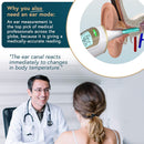 iProven DMT-77 No-Touch Forehead Thermometer for Adults, Kids, Babies [Superior Accuracy, Upgraded Fever Alarm, Quiet Vibration Alerts] Digital Infrared Baby Thermometer with Ear Mode, Hypothermia Alarm