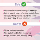 iProven BBT-113Ai Basal Thermometer - 0.01 Clinical Accuracy - Ovulation Tracking - Extra Soft Beep - Measure Real Body Temperature