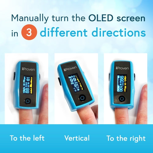 iProven OXI33 Pulse Oximeter with OLED Display