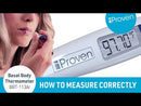 iProven BBT-113Ai Basal Thermometer - 0.01 Clinical Accuracy - Ovulation Tracking - Extra Soft Beep - Measure Real Body Temperature