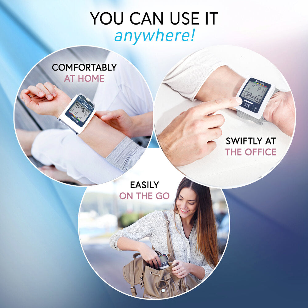 Upper arm blood pressure monitor - comfortable and exact